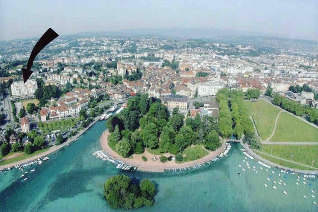 Le Panorama - Vue Lac Et Montagne Avec Parking Annecy Luaran gambar